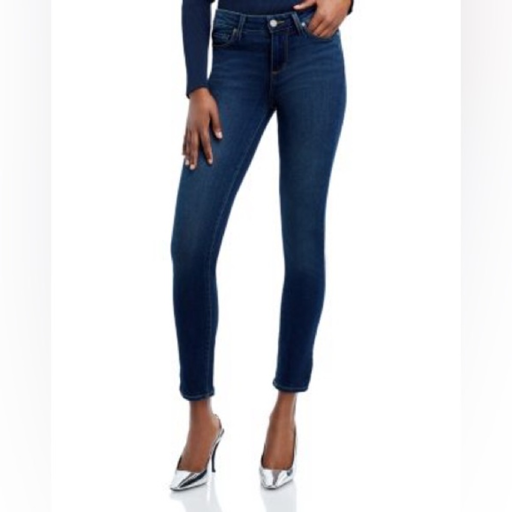 PAIGE Transcend Verdugo Mid Rise Ankle Skinny Jeans